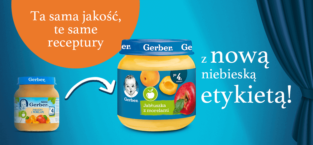 gerber jabluszka z morelami nowa etykieta