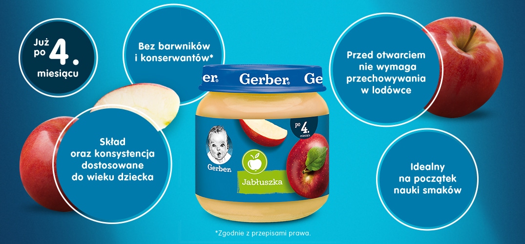 gerber jabluszko zalety