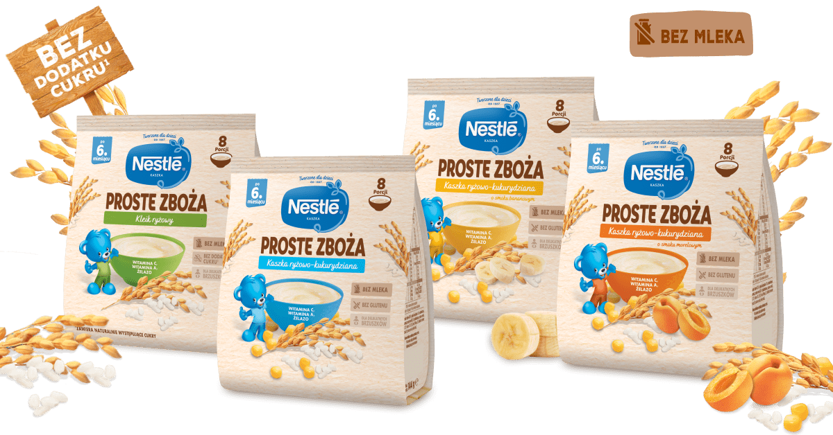 Produkty z linii Nestle Proste Zboża