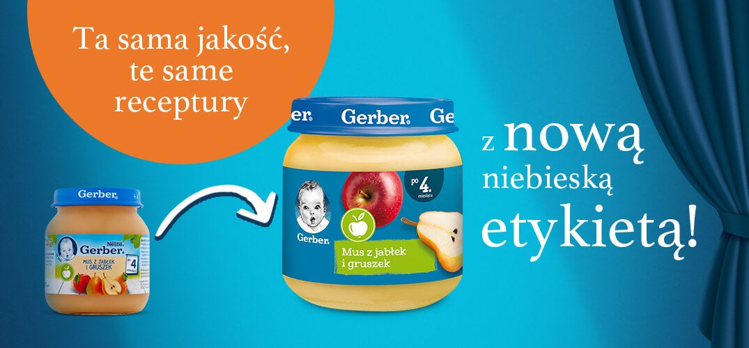 banner gerber mus z jablek i gruszek