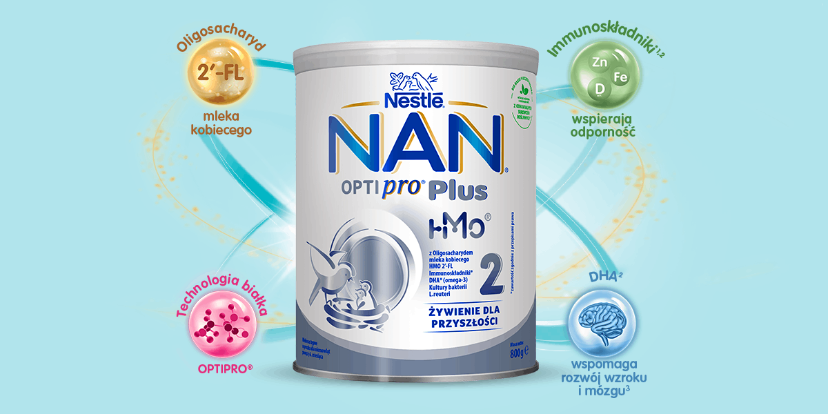 Mleko następne NAN OPTIPRO® Plus 2 HMO