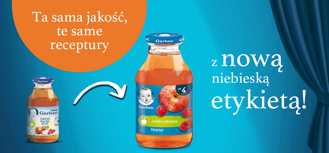 nektar jablko malina nowa etykieta