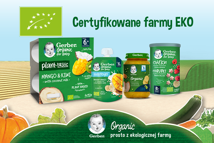 Gerber Organic produkty