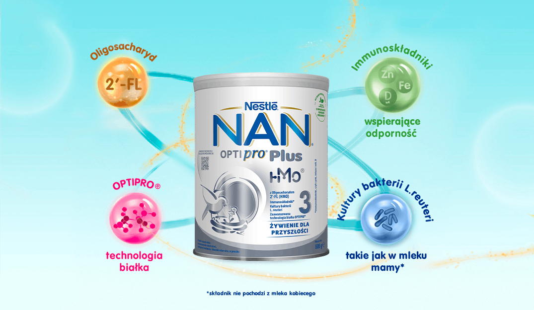 NAN OPTIPRO® Plus 3 HMO - benefity
