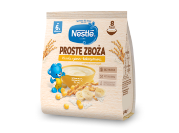 Nestlé Proste Zboża Kaszka ryżowo-kukurydziana o smaku bananowym