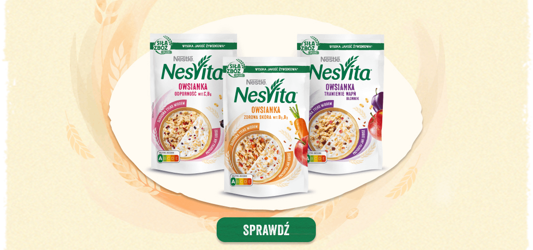 Nesvita Owsianka Zdrowa Skóra - wszystkie owsianki