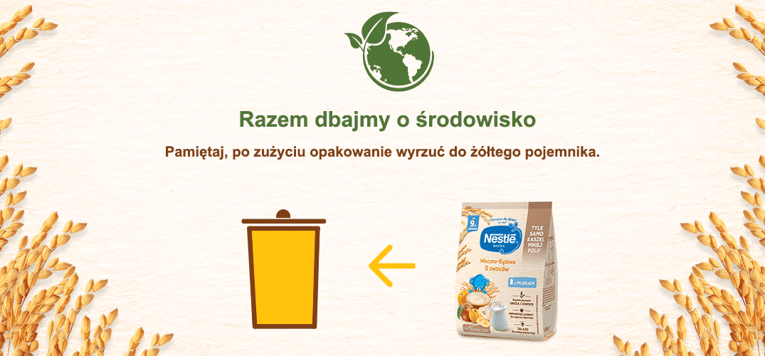 Nestlé Kaszka mleczno-ryżowa 5 owoców