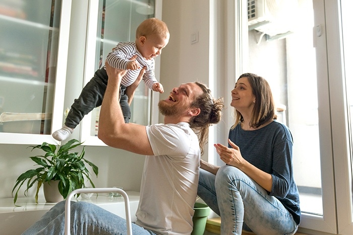 parents with a child