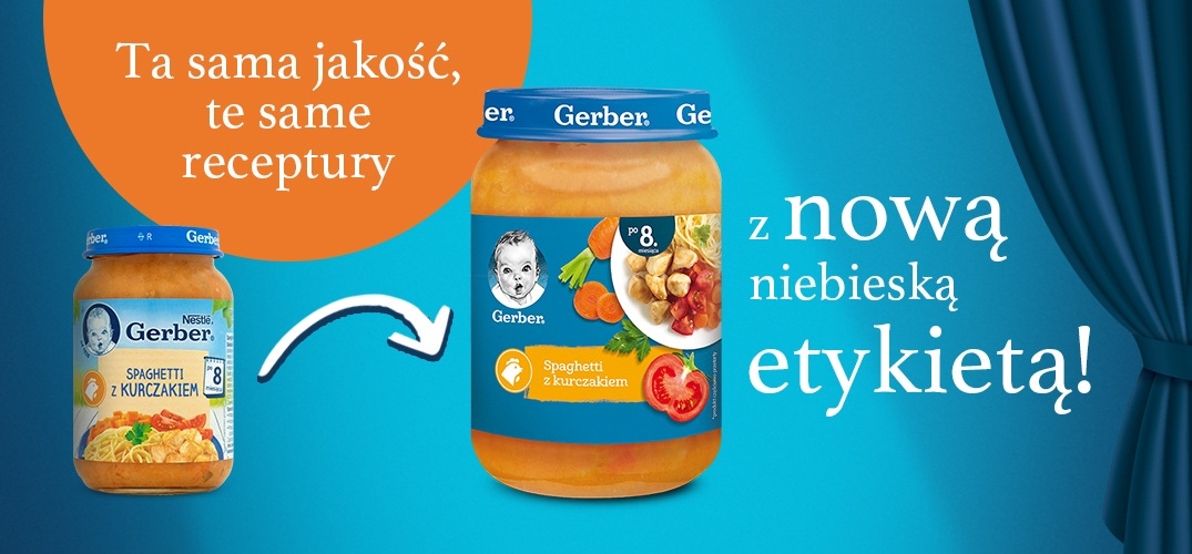 Gerber Spaghetti z kurczakiem