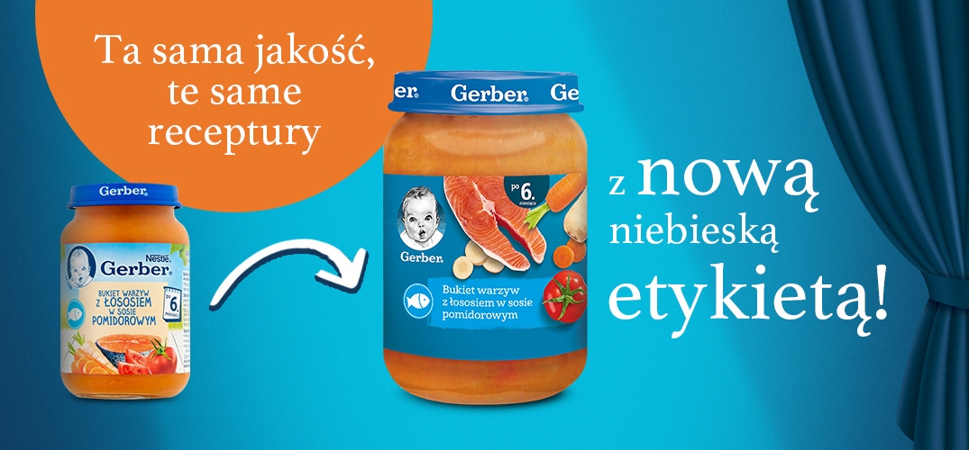 Gerber Bukiet warzyw z łososiem w sosie pomidorowym