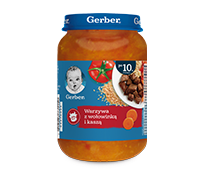 Gerber Warzywa z wołowinką i kaszą