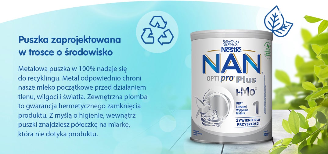 zalety opakowania nan optipro