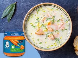 Delikatna zupa rybna – po 10. miesiącu