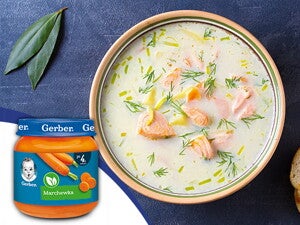 Delikatna zupa rybna – po 10. miesiącu