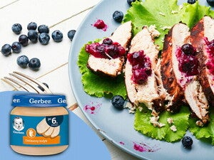 Pierś z indyka z czarną porzeczką – po 18. miesiącu