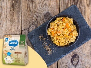 Risotto z jagnięciną po 8. miesiącu