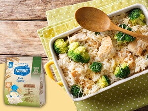 Zapiekanka warzywna z kurczakiem i serem po 8. miesiącu