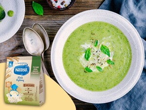 Krem z cukinii z lanymi kluseczkami – po 10. miesiącu