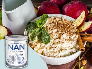 Zapiekany ryż na mleku z jabłkiem po 6. miesiącu