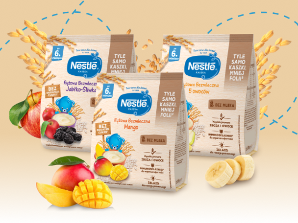 Poznaj kaszki Nestlé dla niemowląt i małych dzieci Poznaj kaszki Nestlé dla niemowląt i małych dzieci