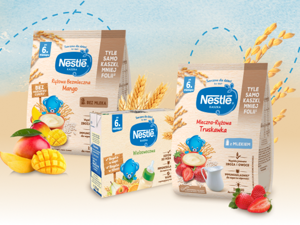 Poznaj kaszki Nestlé dla niemowląt i małych dzieci Poznaj kaszki Nestlé dla niemowląt i małych dzieci