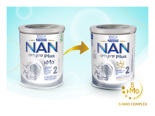NAN OPTIPRO® Plus 2 HMO już wkrótce z nową, unikalną recepturą NAN OPTIPRO® Plus 2 HMO już wkrótce z nową, unikalną recepturą
