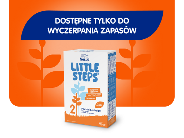 Wkrótce produkty Little Steps 2 znikną z naszej oferty Wkrótce produkty Little Steps 2 znikną z naszej oferty