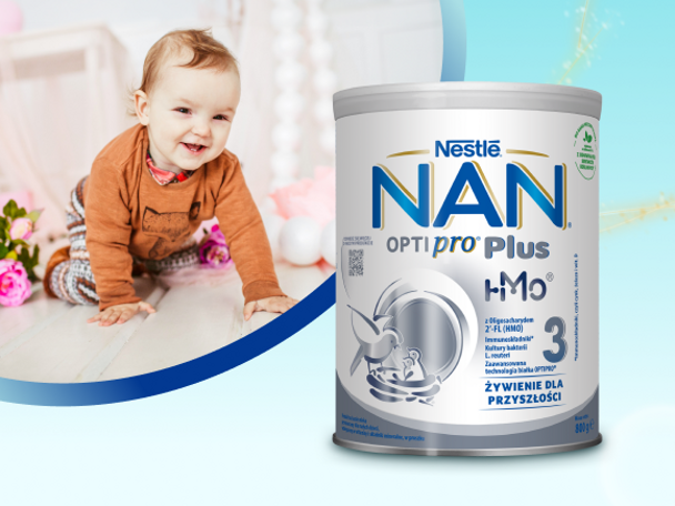 Aż 99% Mam, które przetestowały NAN OPTIPRO PLUS® 3 poleciłoby produkt innym Mamom*! Aż 99% Mam, które przetestowały NAN OPTIPRO PLUS® 3 poleciłoby produkt innym Mamom*!