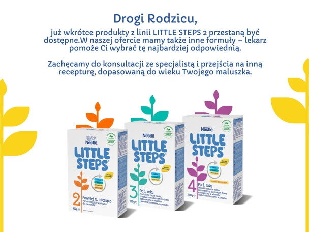 Wycofanie produktów Little Steps - baner Wycofanie produktów Little Steps - baner