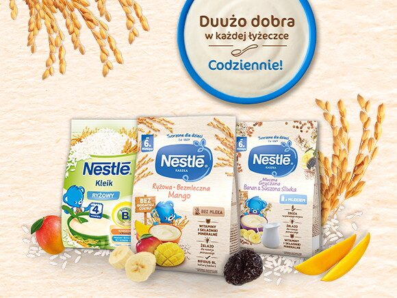 Kaszki i kleiki Nestlé!