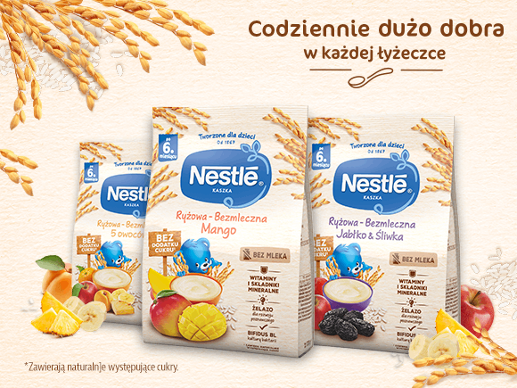Kaszki Nestle bez dodatku cukru Kaszki Nestle bez dodatku cukru