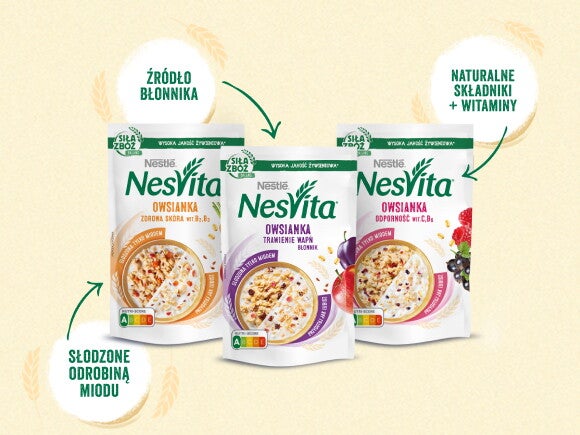 Sięgnij po owsiankę NESVITA® Sięgnij po owsiankę NESVITA®
