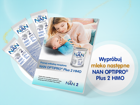 Wypróbuj mleko następne NAN OPTIPRO PLUS 2 HMO Wypróbuj mleko następne NAN OPTIPRO PLUS 2 HMO