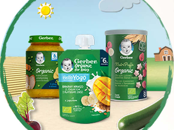Gerber Organic produkty