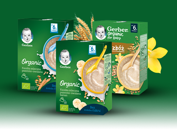 Kaszki Gerber Organic