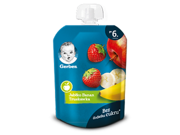 Gerber Deserek Jabłko banan truskawka Gerber Deserek Jabłko banan truskawka