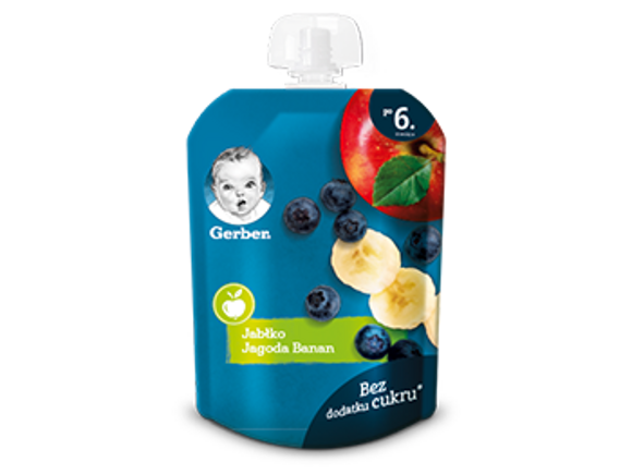 Gerber Deserek Jabłko jagoda banan Gerber Deserek Jabłko jagoda banan