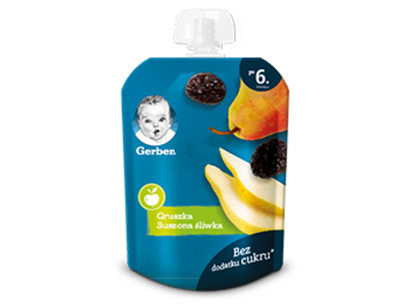 Gerber Deserek gruszka suszona śliwka Gerber Deserek gruszka suszona śliwka