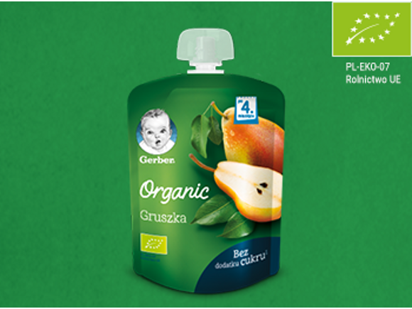 Gerber Organic Deserek Gruszka Gerber Organic Deserek Gruszka