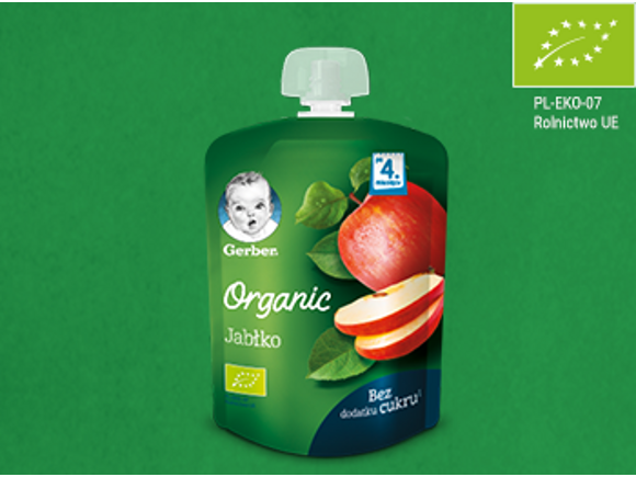 Gerber Organic Deserek Jabłko Gerber Organic Deserek Jabłko