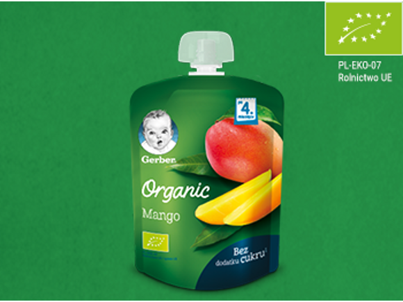 Gerber Organic Deserek Mango Gerber Organic Deserek Mango