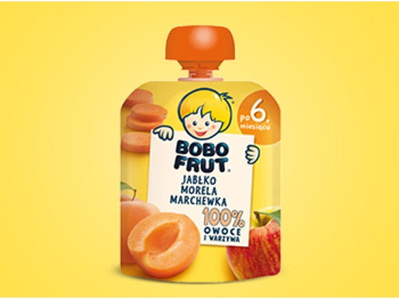 Bobo frut deserek jabłko morela marchewka Bobo frut deserek jabłko morela marchewka