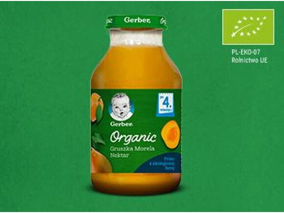 Nektar Gerber Organic Gruszka Morela Nektar Gerber Organic Gruszka Morela