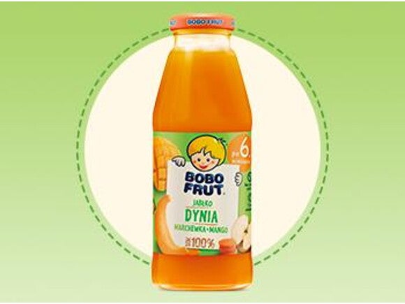 Sok owocowo-warzywny Jabłko Dynia Marchewka Mango Sok owocowo-warzywny Jabłko Dynia Marchewka Mango