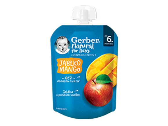 Gerber deserek w tubce jabłko mango Gerber deserek w tubce jabłko mango