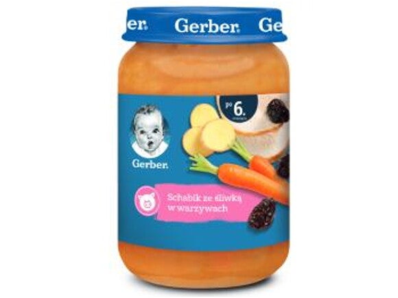 Gerber Tradycyjny schabik ze śliwką w warzywach teaser