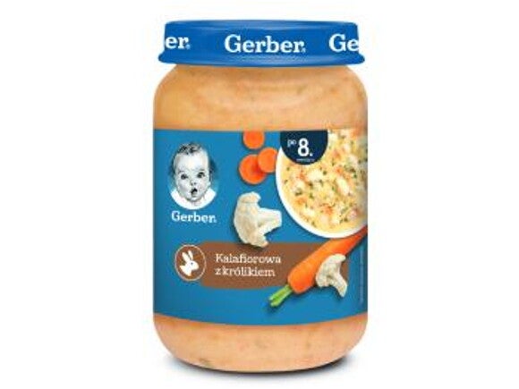 Gerber Zupka kalafiorowa z królikiem