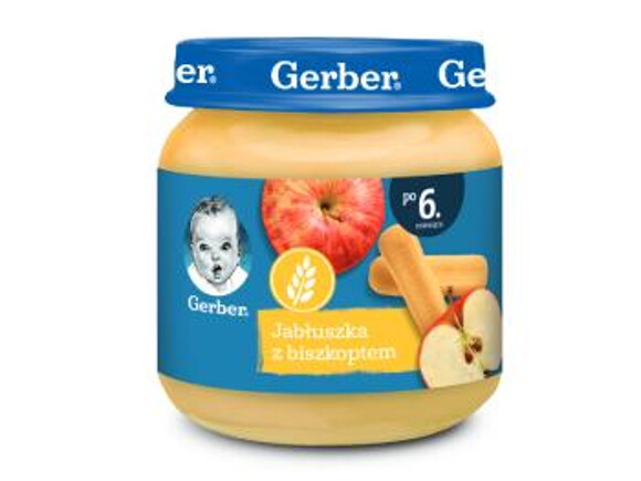 gerber jabluszka z biszkoptem