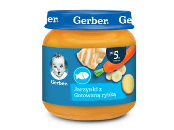 gerber jarzynki z gotowana rybka