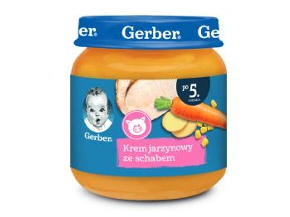 gerber krem jarzynowy ze schabem gerber krem jarzynowy ze schabem